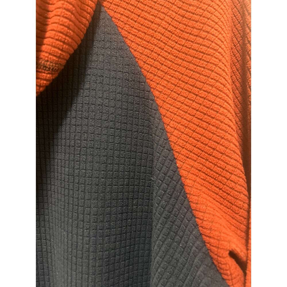 Melanzana Men's Recycled Polyester Made USA Color Block Navy Hoodie Sweater XL - Picture 5 of 5